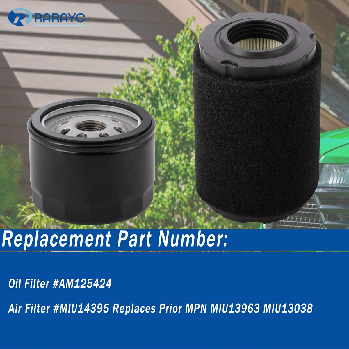RARAYC John Deere D100-D140 compatibility supports easy upgrades.