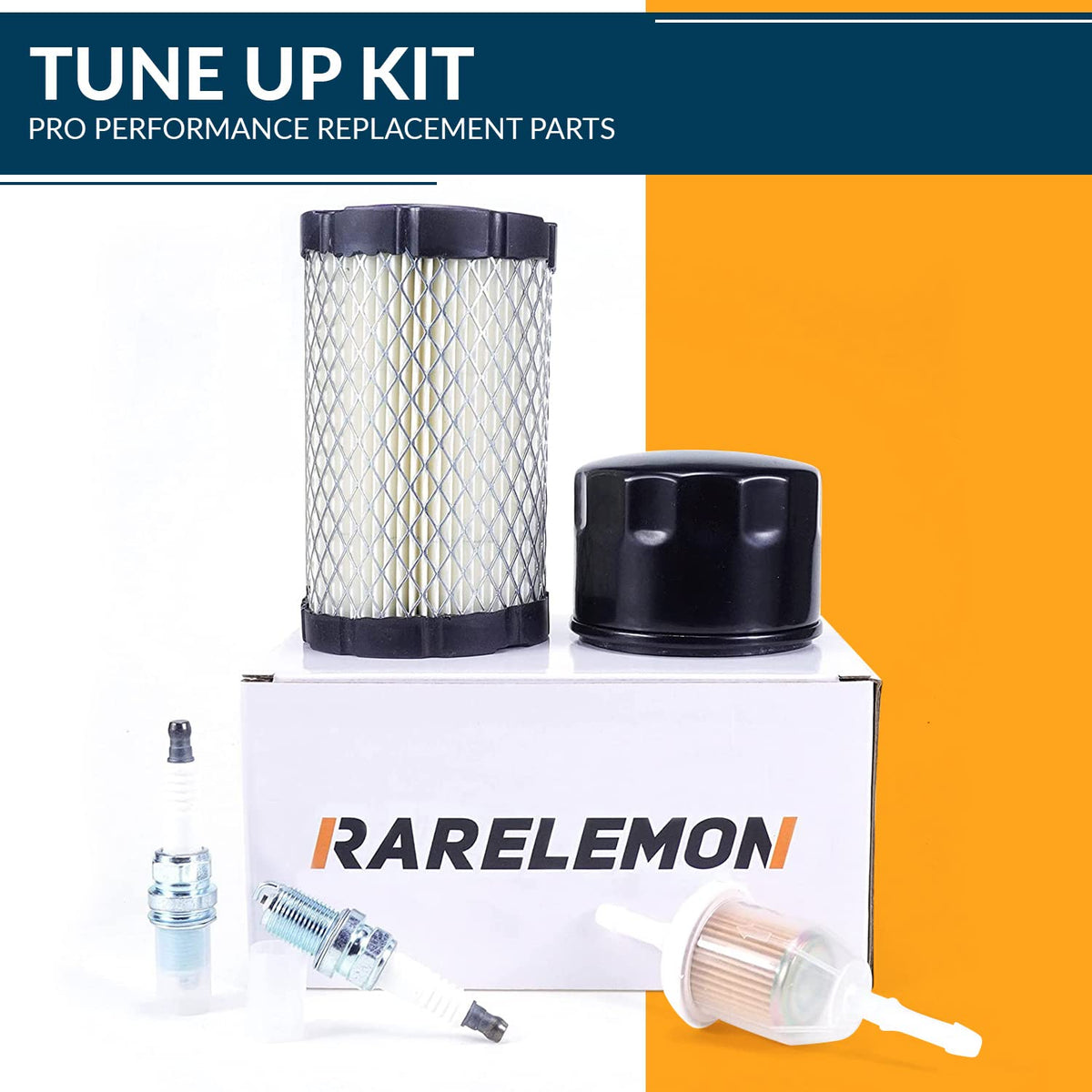 RARELEMON oil filter included for leak-free oil flow and easy replacement