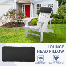 Rasugarlary patio chair head pillow provides versatile fit for many lounge seats.