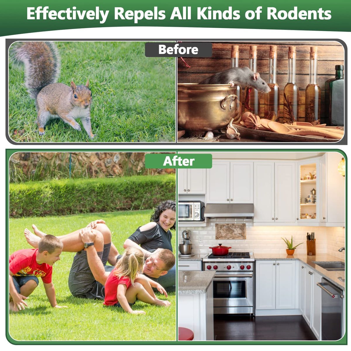 RATITU Peppermint Balls Rodent Deterrent boosts natural scent for humane repulsion.