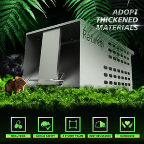 Ratweel easy-clean design allows fast washing and reuse.