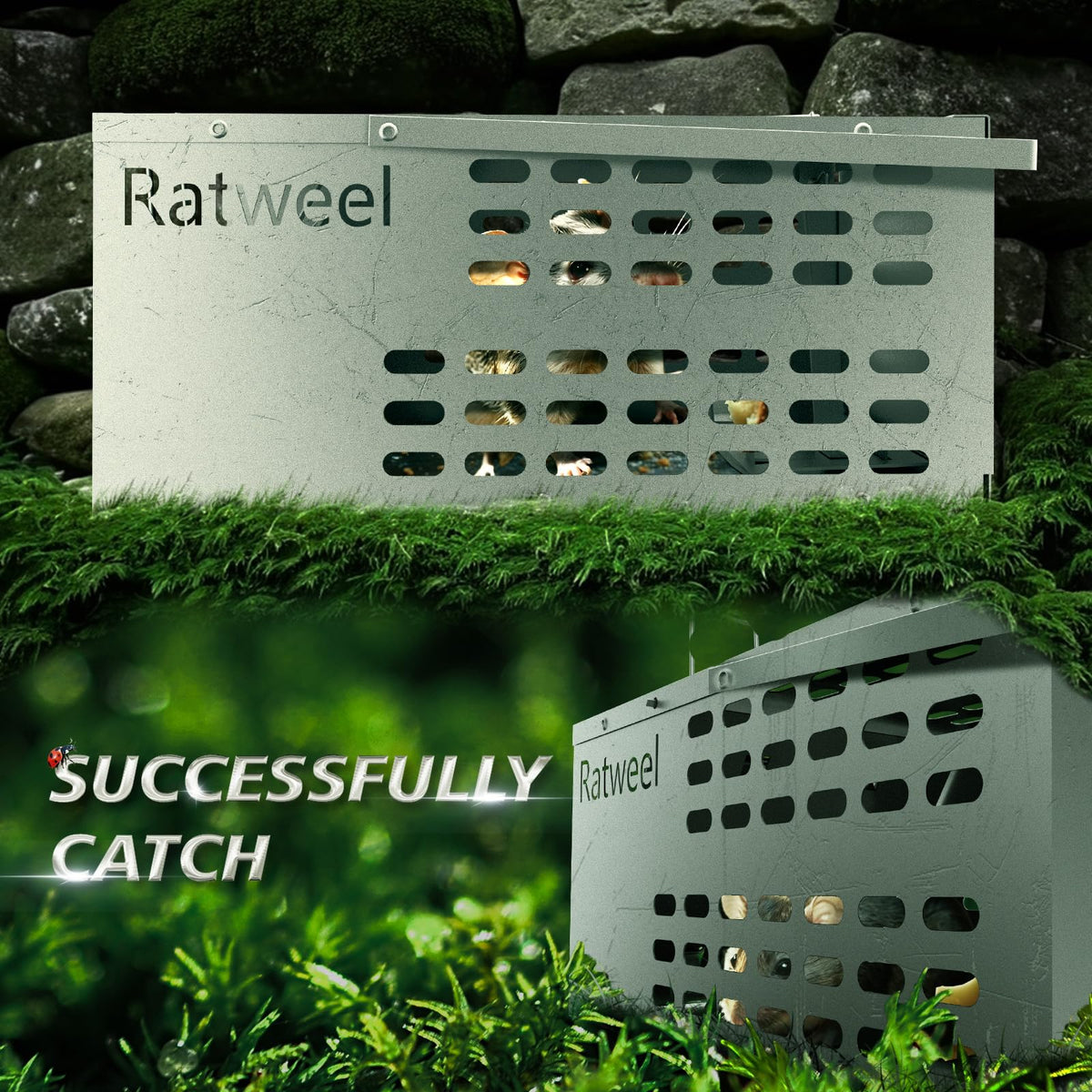 Ratweel reusable cage supports humane pest management at home.