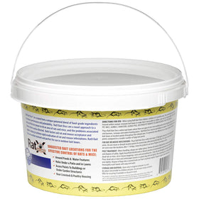 RatX discs placed in a shed for dependable rodent management.