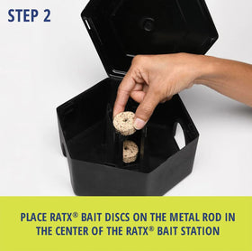 RatX bait station indoor and outdoor versatile placement