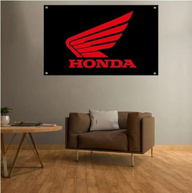 RAUMM car flag banner for indoor and outdoor decor, lightweight and durable.