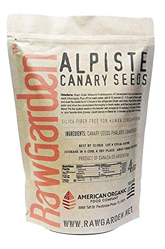 Raw Garden Canary Seed in bowl promoting digestion and nutrition.