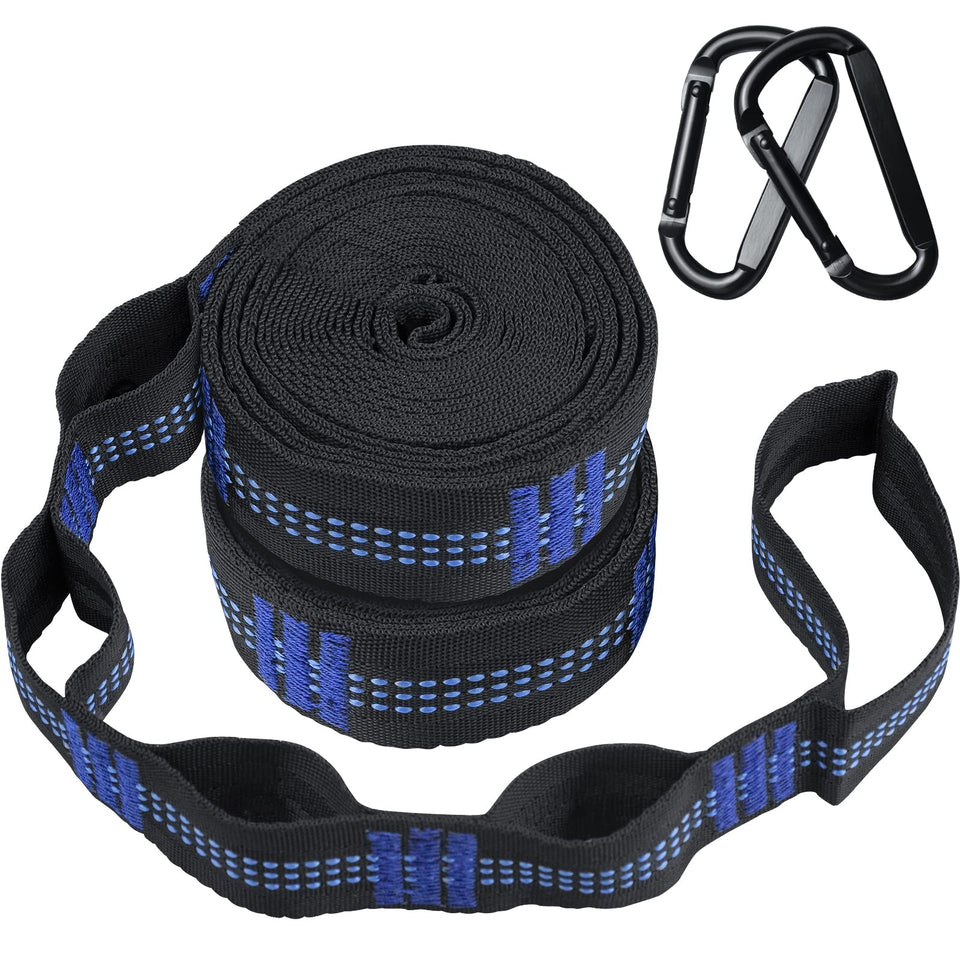Raweao hammock straps bundle showing durable 20 ft setup for reliable suspensions