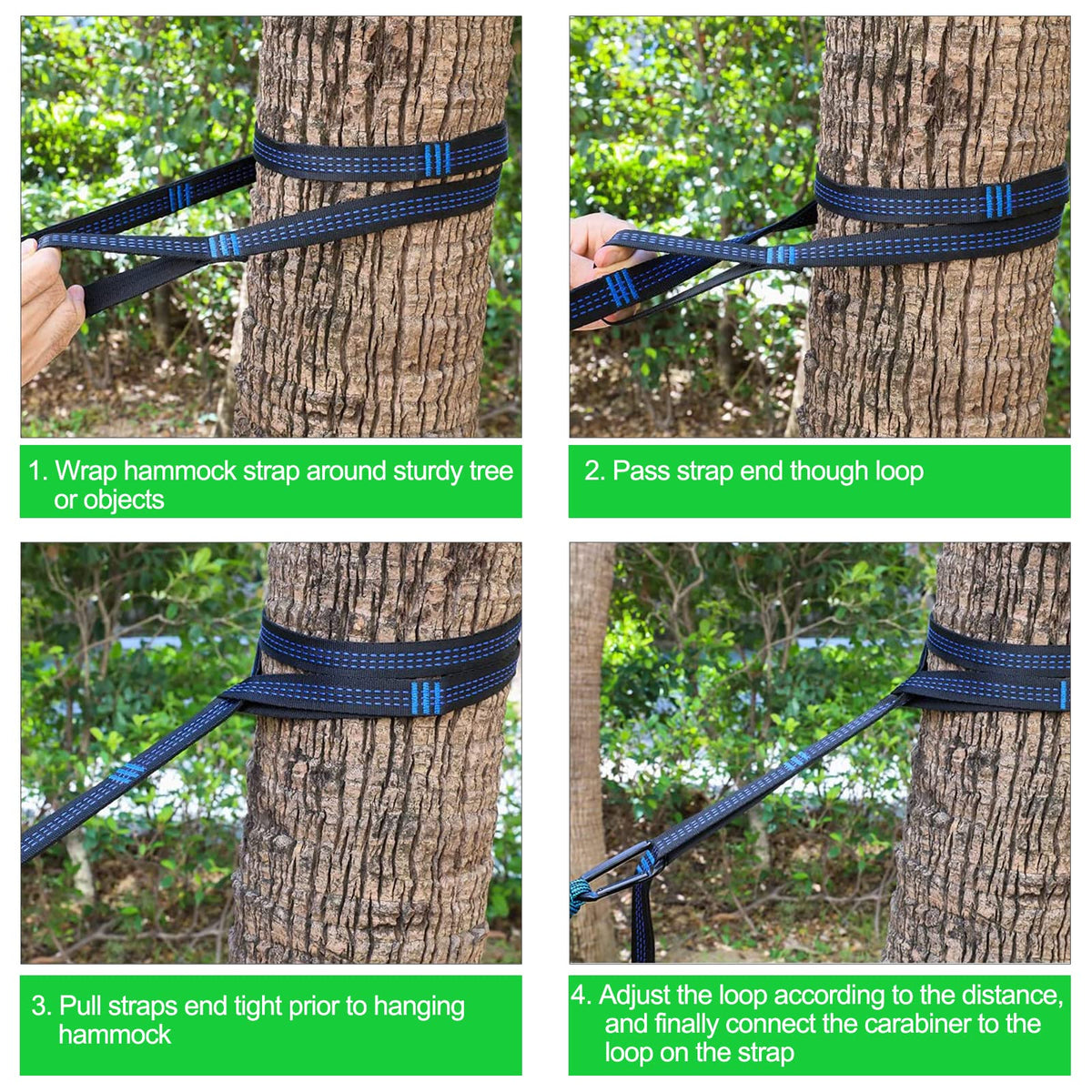 Raweao adjustable straps show easy height tuning and quick re-use