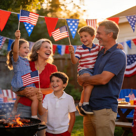 RAXCONN easy-to-clean flags for repeated festive use