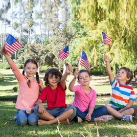 RAXCONN Memorial Day flag decor ready for patriotic displays.