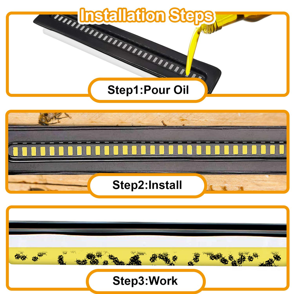 Rayfarmo beehive tools case 12-pack included for ready toolkit.