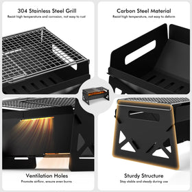 Raynesys grill ventilation holes highlight airflow for even burn