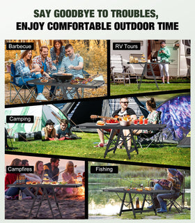 Raynesys sturdy outdoor table with wide applications and simple maintenance.