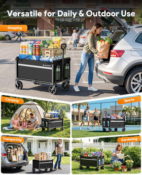 Raynesys camping and outdoor use: rugged wagon for gear.