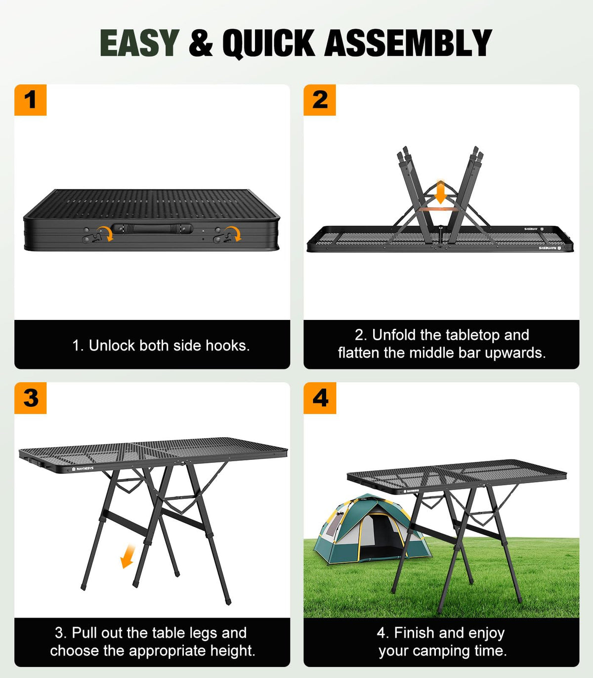 Raynesys suitable for 6-8 adults for camping, picnics, BBQs and beach days.