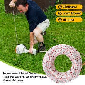RayTour cord compatible with Husqvarna, Stihl, Craftsman for quick starts