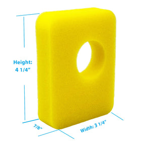 RayTour foam filter installation reduces maintenance downtime during mowing.