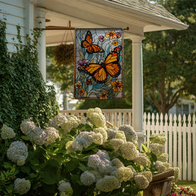 RBAFAO outdoor flag 12x18 inches fits standard flag stands for porch decor