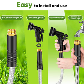 Rcfunkid lightweight and flexible hose simplifies carrying and storage