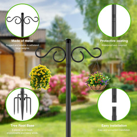 RCUICA easy-ground pivot base ensures stable placement.