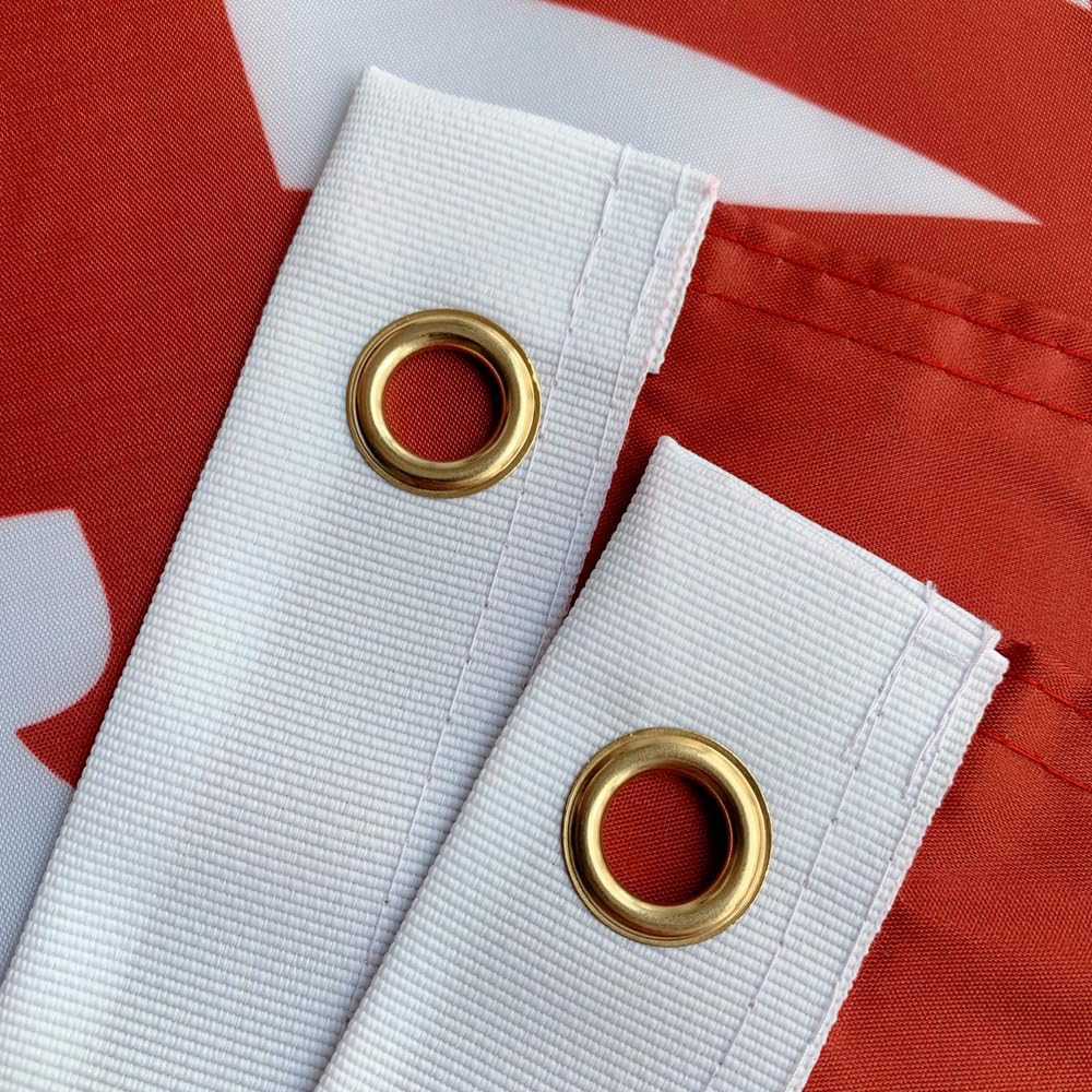 RDEDAO Alabama flag 3x5 four-row stitching enhances durability and wrinkle resistance.