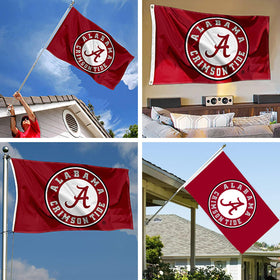 RDEDAO Alabama flag 3x5 ready for outdoor mounting on standard poles.