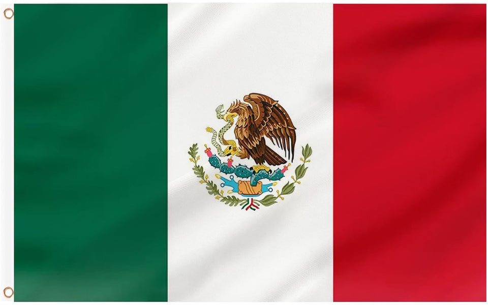 RDEDAO Mexico flag 3x5 outdoor with vivid color and fade resistance for outdoor display.