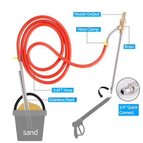 Rdutuok sandblaster wand 16-inch for precise high-pressure blasting.