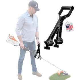 Reach Right Universal Handle Extension improves reach for weed eaters and shovels.