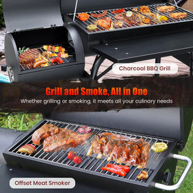 Realcook dual grate system enables mid cook charcoal addition without disruption