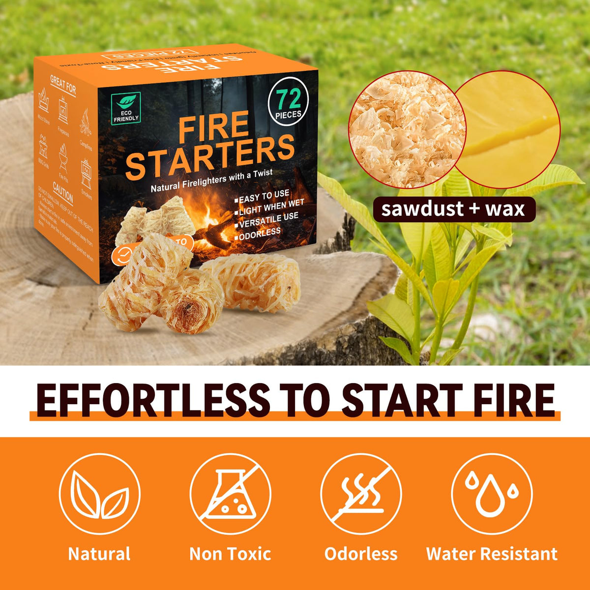 Realcook compact portable fire starter ideal for camping trips