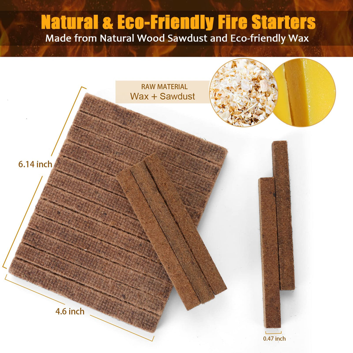 Realcook fire starter cubes ideal for camping and grilling sessions.