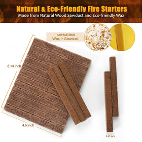 Realcook fire starter cubes ideal for camping and grilling sessions.