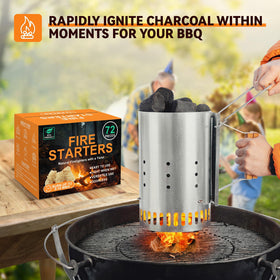 Realcook fire starter compatible with pellet grills and smokers