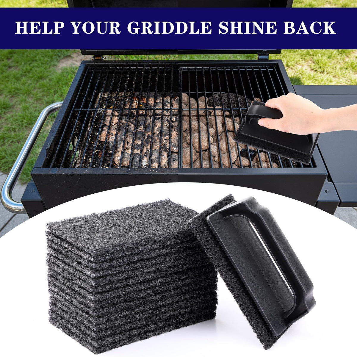 Reallnaive aluminum oxide-treated pads boost cleaning performance and longevity.