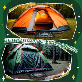 Reallnaive camper door mat outdoor durability stands up to shoes and weather