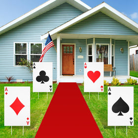 Reallnaive giant playing card suits detail: eye-catching decor for memorable yard setups.