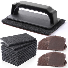 Reallnaive grill screen holder enables quick, even cleaning across grills.