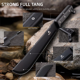 Bushcraft scenario featuring REAT machete for survival prep
