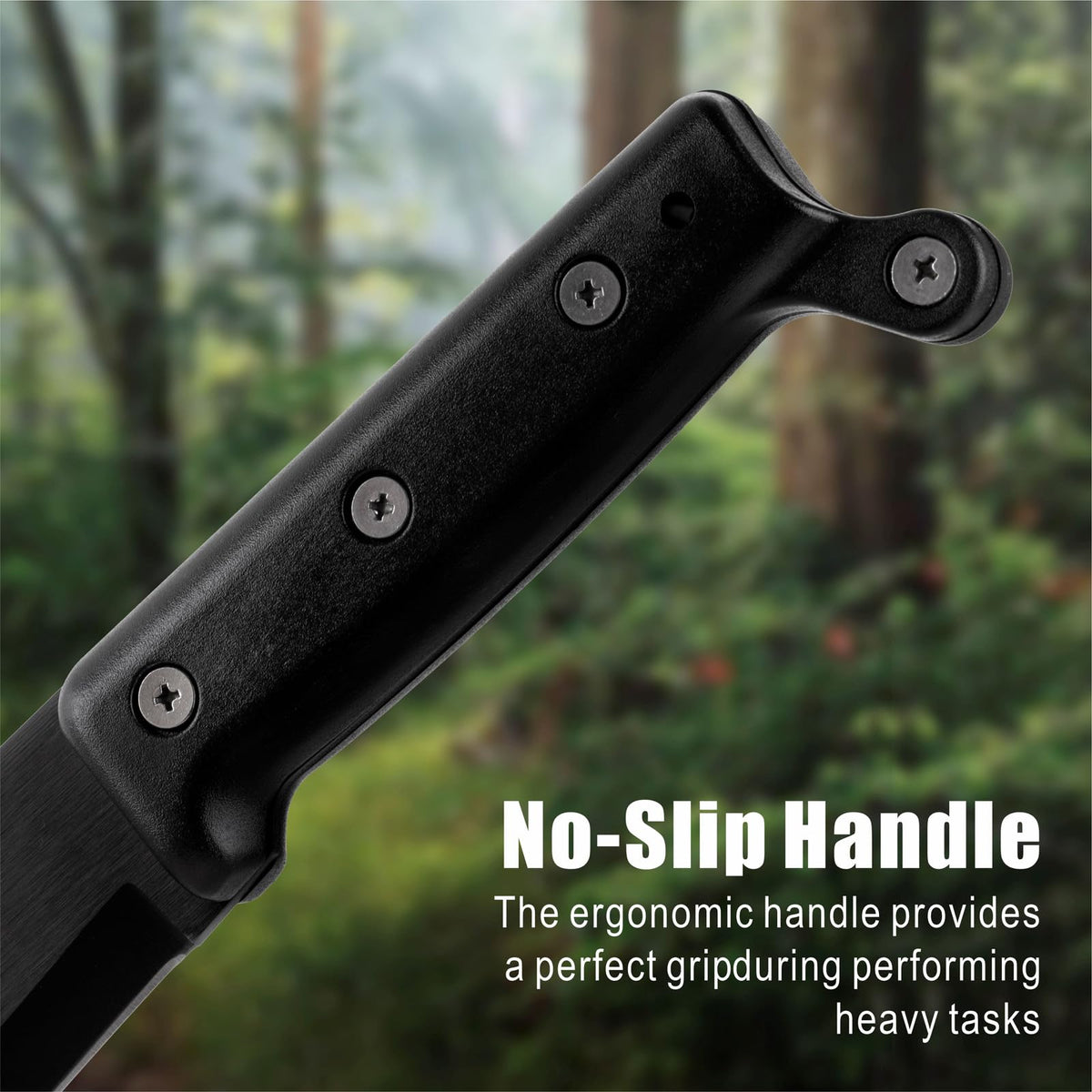 Durable sheath included with REAT machete for safe storage