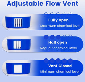 RECHIATO compatible with both in-ground and above-ground pools for flexibility.