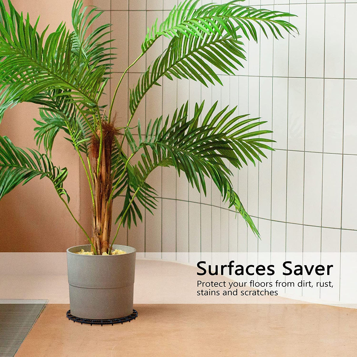RECHIATO ensures drainage and airflow beneath pots for healthier plants.