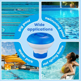 RECHIATO floater suitable for spas and water parks to maintain sanitizer levels.