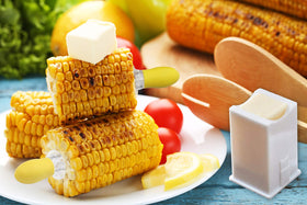 RECOIL butter spreader for even coating on corn
