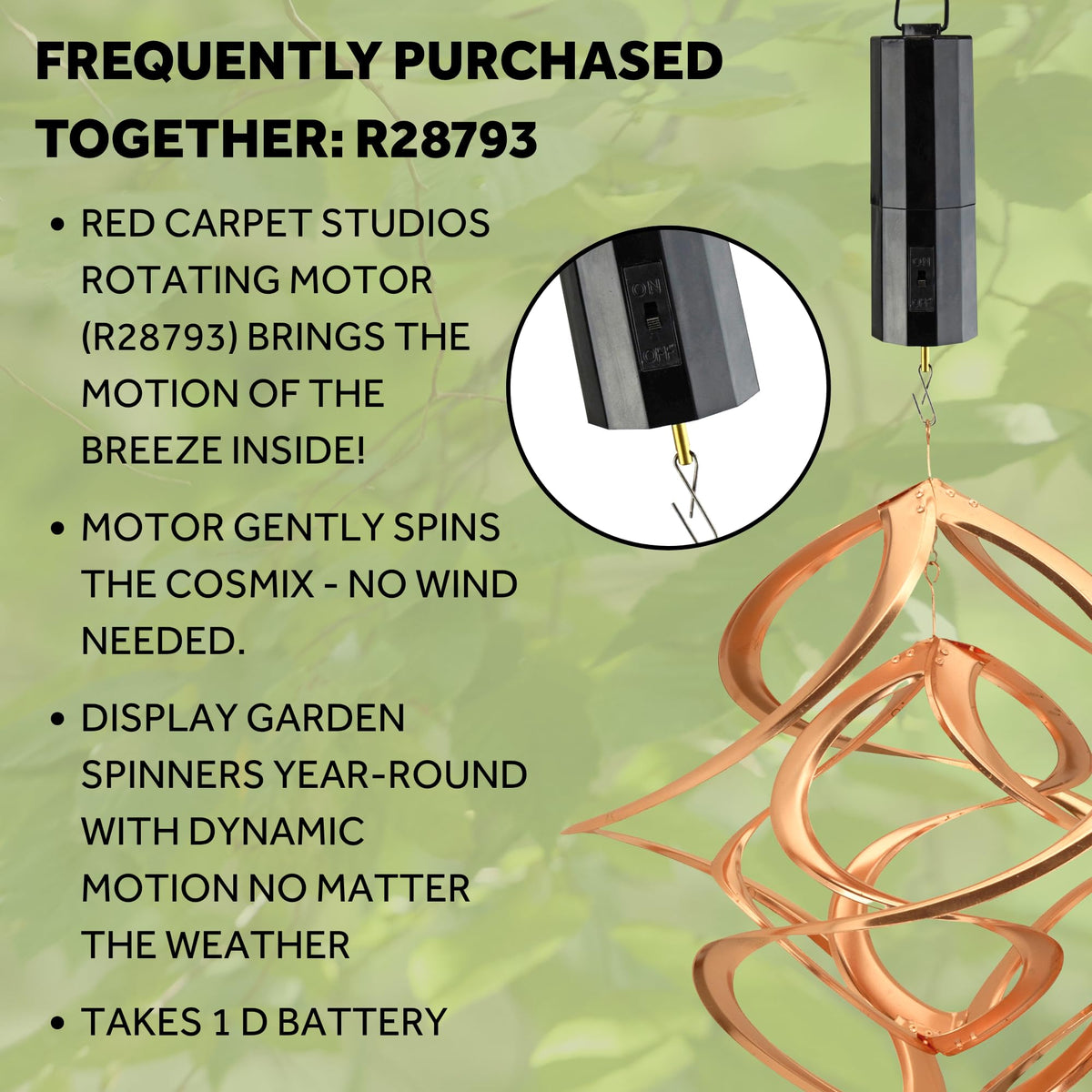 Red Carpet Studios Cosmix Deluxe Center Crystal Prism sparkles in sunlight