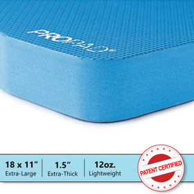 Red Home Club kneeling pad used for gardening tasks with knee protection