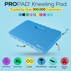 Red Home Club XL kneeling pad 18x11 inches for generous knee space