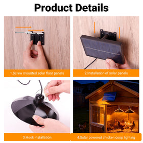 Redaica easy installation, wiring-free setup for outdoors