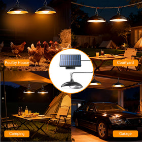 Redaica lighting illuminates sheds, barns, and duck houses with solar power