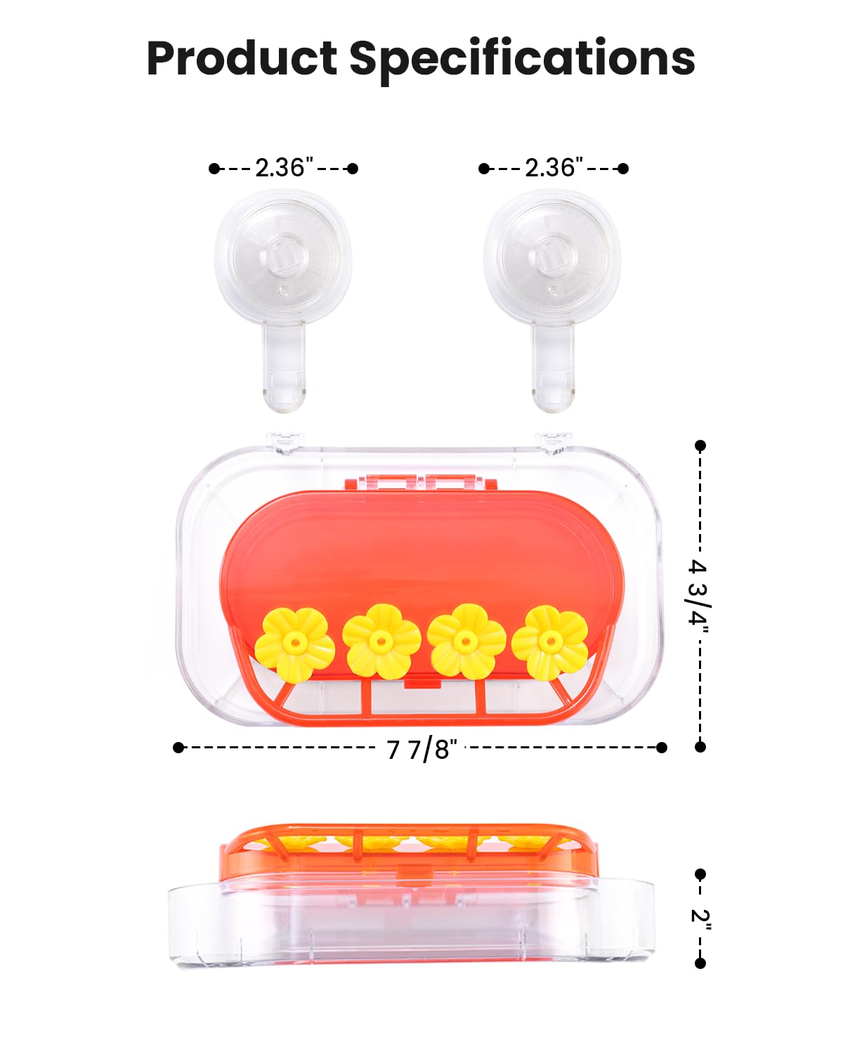 Redboat feeder featuring easy-fill reservoir and leak-proof design